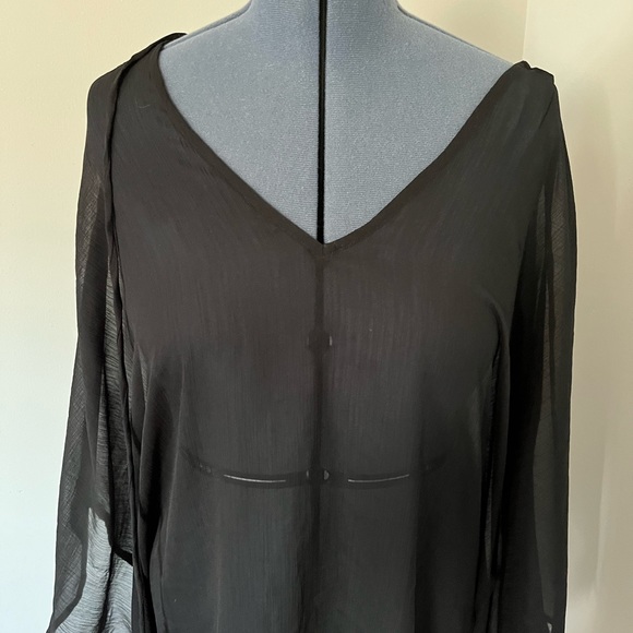 Sheer Beach Cover Up OS - Picture 2 of 5